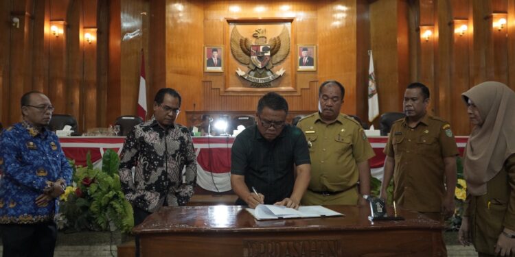 Wabup Ikut Rapat Paripurna DPRD Kabupaten Asahan