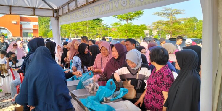 Ikan dan Daging Jadi Incaran Masyarakat di Pasar Murah Karimun