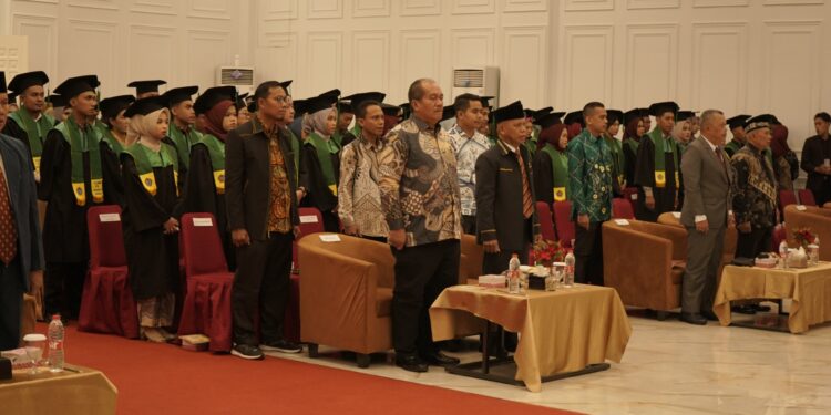Wabup Asahan Ikuti Prosesi Sidang Senat Terbuka Wisuda Sarjana Angkatan X STIE MA
