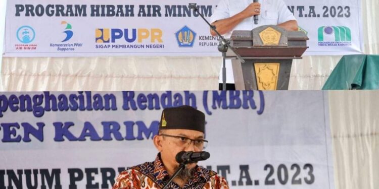 Bupati Resmikan Penyaluran SR Gratis Kepada MBR di Kelurahan Sungai Lakam Barat