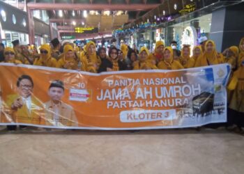 Puncak Peringatan Hari Jadi Partai Hanura ke- 17 Bertebaran Hadiah Umrah
