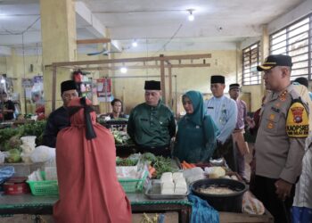 Jelang Ramadhan 1445 H, Kapolres Lingga Cek Ketersediaan Sembako