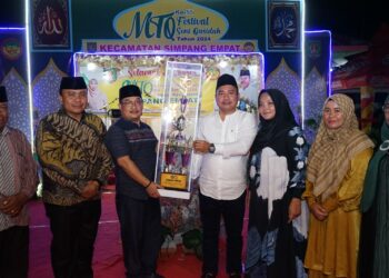 MTQ dan Festival Seni Qasidah Ke 55 Kecamatan Simpang Empat Resmi di Tutup