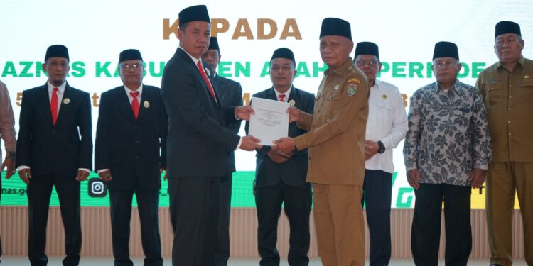 Bupati Lantik Pimpinan Baznas Kabupaten Asahan Periode 2024-2029