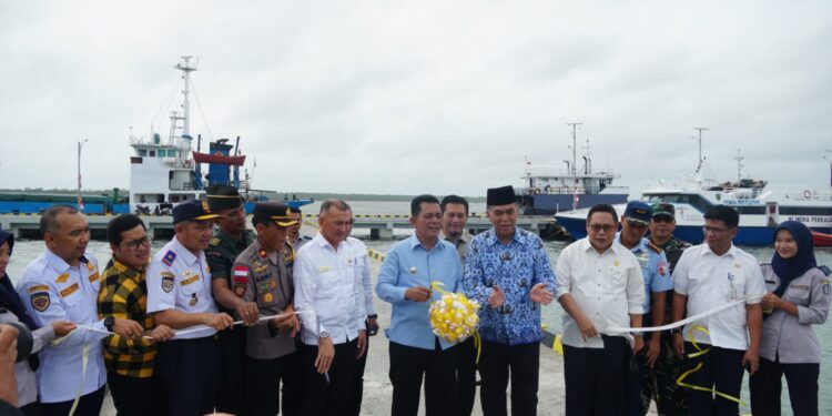 Daeng Amhar Saksikan Peresmian Operasional Pelabuhan Penagi