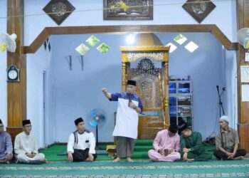 Safari Ramadhan, Bupati Lingga Kunjungi Masjid Al Muhajirin Desa Pulau Batang