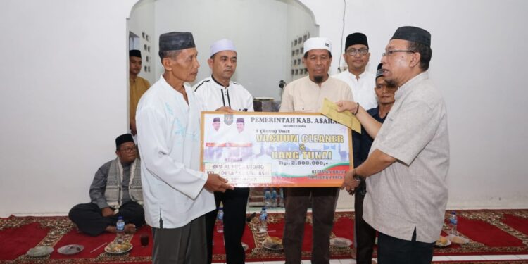 Sekda Asahan Pimpin Tim Safari Ramadhan Kunjungi Desa Tanjung Asri