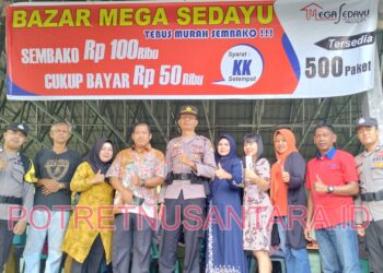 Tebus Murah Sembako Setengah Harga, Masyarakat Serbu Bazar Mega Sedayu