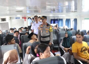 Cek Arus Balik di Pelabuhan Domestik, Ini Himbauan Kapolres Karimun