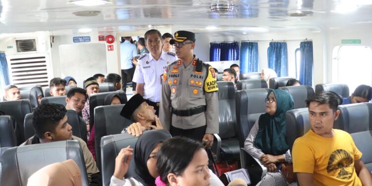 Cek Arus Balik di Pelabuhan Domestik, Ini Himbauan Kapolres Karimun