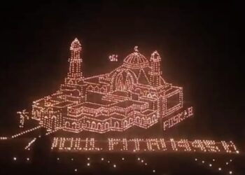 Ini Pemenang Festival Lampu Hias Eid Mubarak 1445 H di Karimun