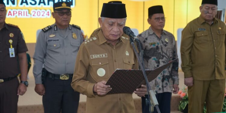 Bupati Asahan Lantik Bai’at dan Pelantikan Dewan Hakim MTQ ke- 55