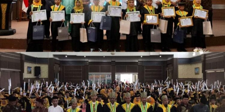 Bupati Karimun Mewisuda 307 Santri TPQ se- Kecamatan Meral