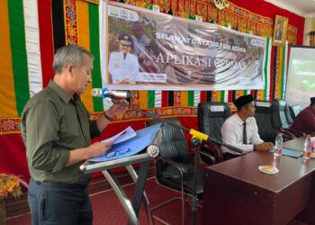 Pj Bupati Aceh Singkil Resmi Launching Aplikasi Program Germas