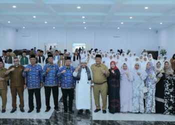 Wabup Upah Upah 64 Jama’ah Calon Haji Anggota Korpri Asahan