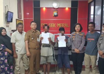 Meresahkan Warga, 2 Pria Mabuk Lem Diamankan Polsek Meral