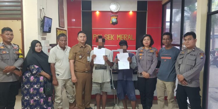 Meresahkan Warga, 2 Pria Mabuk Lem Diamankan Polsek Meral
