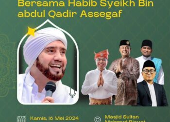 Ayo Ikuti Kepri Bersholawat Bersama Habib Syech di Masjid Sultan Mahmud Riayat Syah
