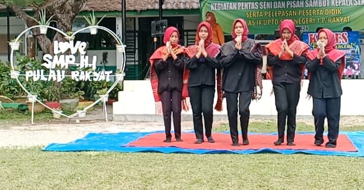 UPTD SMPN 1 Pulau Rakyat Gelar Pisah Kenang Kasek dan Siswa