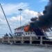 Diduga Korsleting Listrik, KMP Permata Lestari Terbakar di Pelabuhan