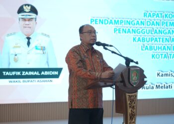 Sekda Asahan Buka Rakornis Pendampingan dan Pembinaan TRC Penanggulangan Bencana Multi Sektor