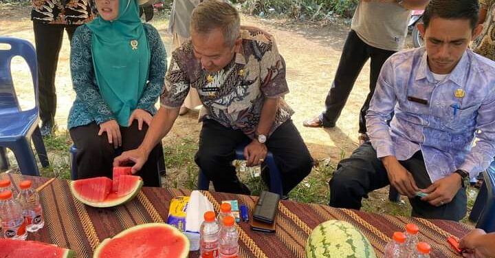 Pj Bupati Aceh Singkil hadiri Panen Perdana Semangka di Kecamatan Gunung Meriah