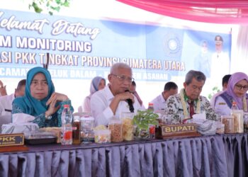 Tim Evaluasi Penilaian Lomba TP.PKK Provsu Lakukan Penilaian ke Desa/Kelurahan