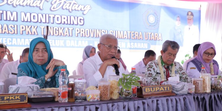 Tim Evaluasi Penilaian Lomba TP.PKK Provsu Lakukan Penilaian ke Desa/Kelurahan