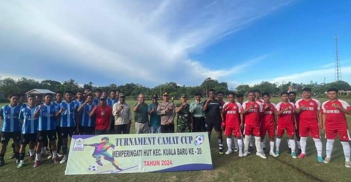 Azmi Buka Turnamen Sepak Bola HUT Kecamatan Kuala Baru ke- 20 Tahun 2024