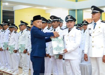 70 Kades di Lingkungan Pemkab Kepulauan Meranti Terima SK Pengukuhan Perpanjangan Masa Jabatan