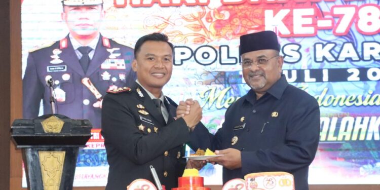 Polres Karimun Gelar Upacara dan Syukuran Hari Bhayangkara ke- 78