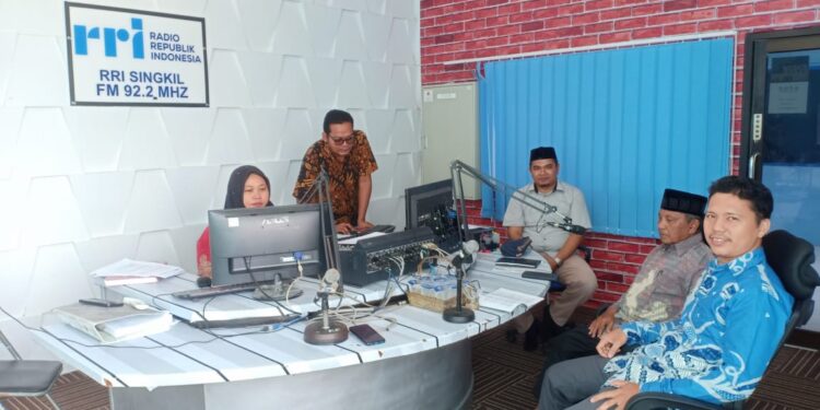 FKUB Aceh Singkil Hadiri Talk Show di RRI