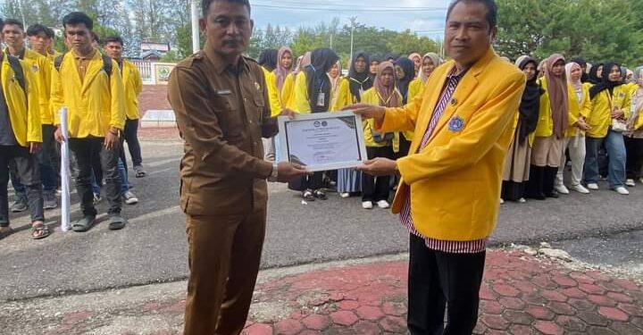 Pj Sekda Aceh Singkil Sambut Kedatangan 827 Mahasiswa UTU yang Akan KKN