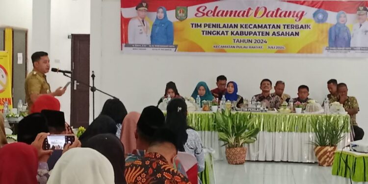 Tim Penilaian Kecamatan Terbaik Tingkat Kabupaten Asahan Tahun 2024 Kunjungi Pulau Rakyat