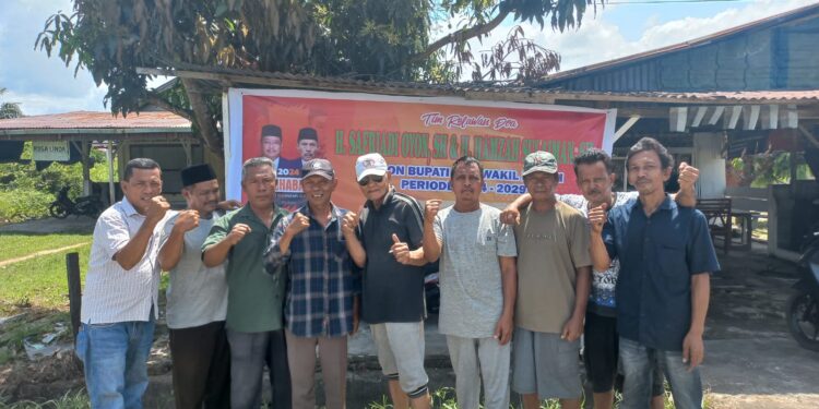 Posko Relawan Dukung Oyon Aja Berdiri di Pulo Sarok