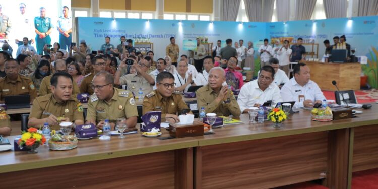 Bupati Asahan Ikuti Peluncuran Gerakan Penanganan Inflasi Serentak se- Sumut