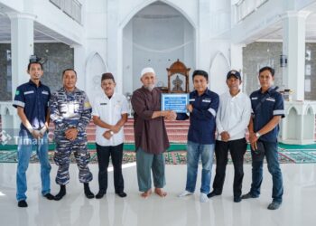 Yayasan Baiturrahma Dapat Bantuan Penyelesaian Pembangunan Masjid Dari PT. Timah Tbk