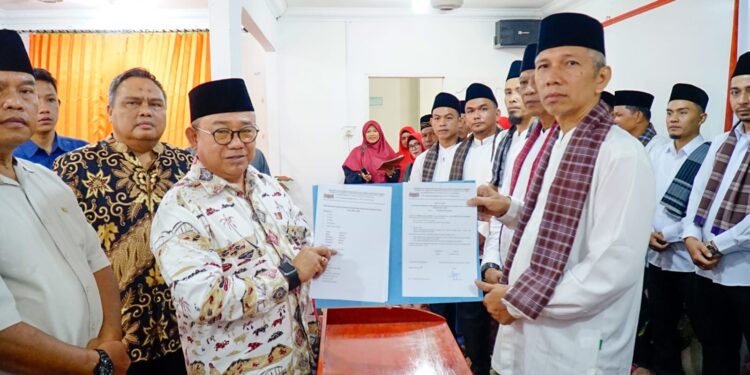 Sekda Karimun Lantik Pengurus dan Resmikan Gedung PKKS