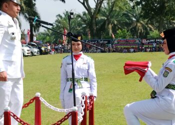 Upacara HUT ke- 79 RI di Pulau Rakyat Sukses Digelar