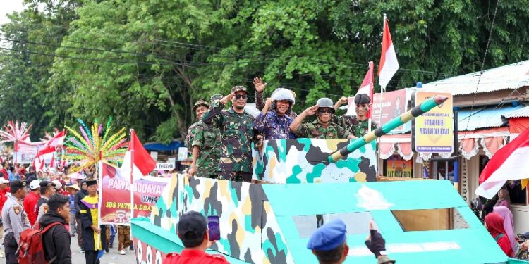 Sebanyak 10.000 Pelajar di Meranti Ramaikan Pawai Akbar Budaya Pendidikan