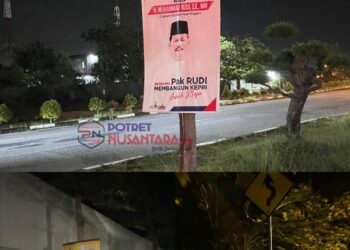 Belum Masa Kampanye, Spanduk Liar Pilkada Rusak Keindahan Bumi Berazam