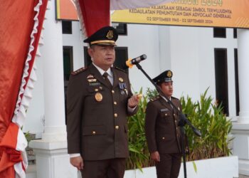 Kajari Karimun Priyambudi Pimpin Upacara Peringati Hari Lahirnya Kejaksaan