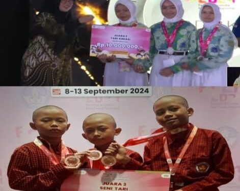 Hebat, SMPN 1 Karimun dan SD 004 Meral Barat  Raih Juara FLS2N Tingkat Nasional