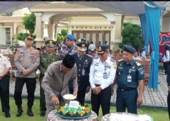 Plt Sekda Karimun Djunaidy, Pimpin Upacara Harhubnas di Karimun