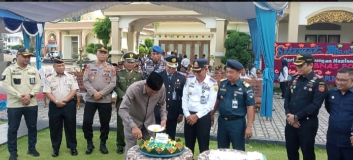 Plt Sekda Karimun Djunaidy, Pimpin Upacara Harhubnas di Karimun