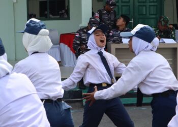 HUT ke- 79 TNI, Kodim 0317/TBK Gelar Lomba PBB Tingkat SMP dan SMA