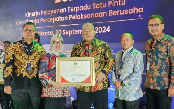 Pemkab Asahan Raih Penghargaan Nominasi Anugerah Layanan Investasi 2024