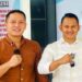 Mhd. Fadhli (Kemeja Putih) selaku Kuasa Hukum Sumiati saat menghadiri undangan mediasi dan klarifikasi di Kantor Pertanahan Kabupaten Karimun . Jumat (6/9/24). Foto.potretnusantara.id