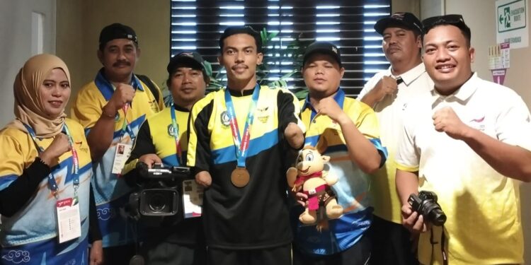 Andri Martiyas, Atlet NPCI Karimun Sumbang Medali Pertama Untuk Kepri