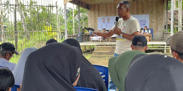 Cawabub Nomor Urut 1 Komitmen Akan Dorong Percepatan Pembangunan di Desa